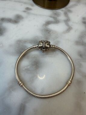 Silver Pandora Charm Bracelet